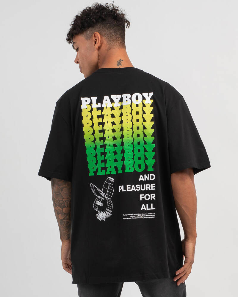 Playboy 3D Stacked T-Shirt for Mens