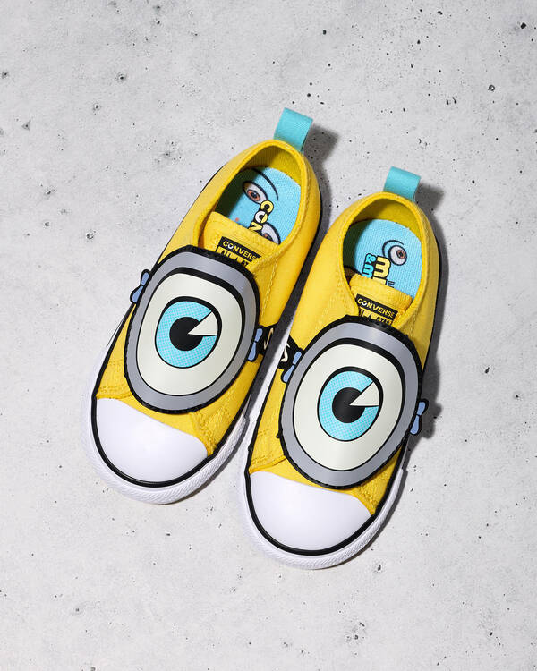 Converse Toddlers' Minions Chuck Taylor All Star One Strap Shoes for Unisex