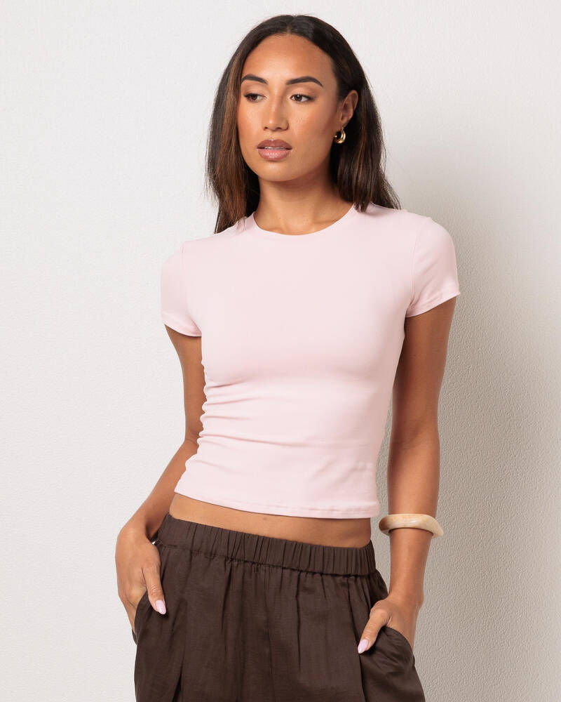 Ava And Ever Basic Super Soft Tee for Womens