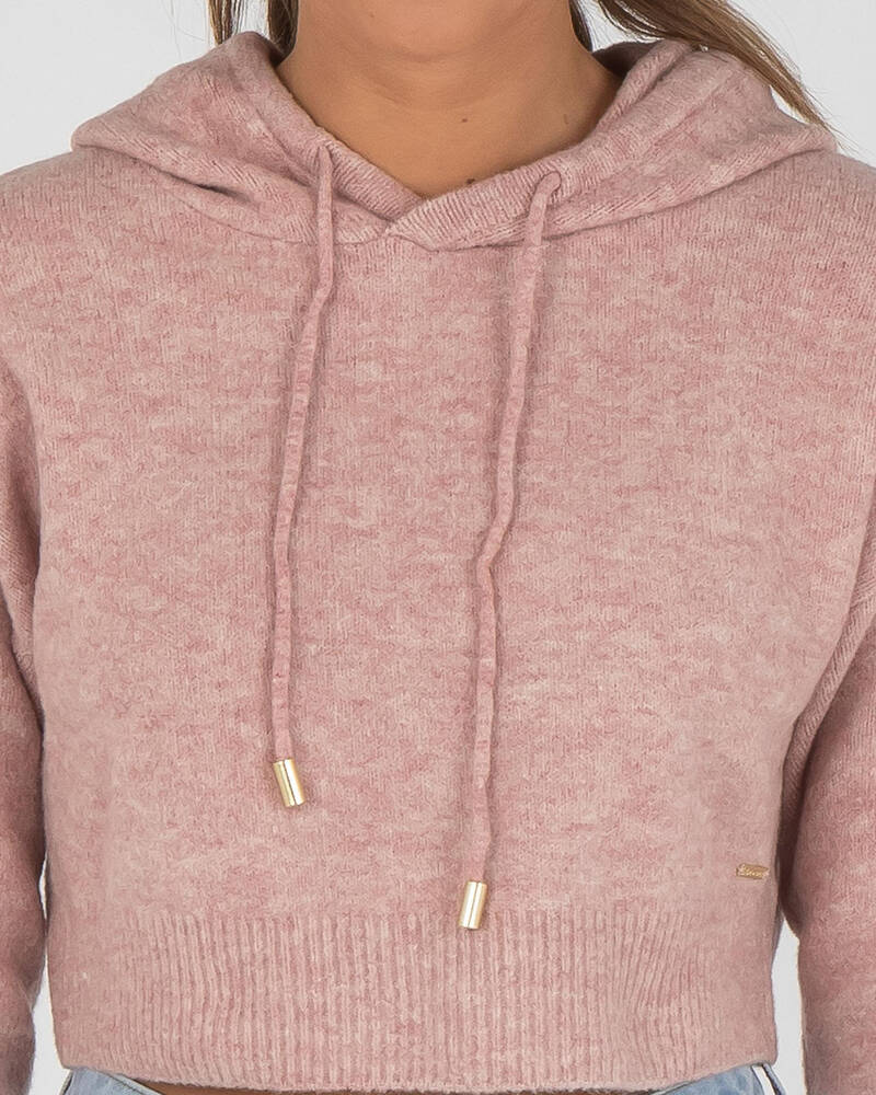 Ava And Ever Sabotage Knit Hoodie for Womens