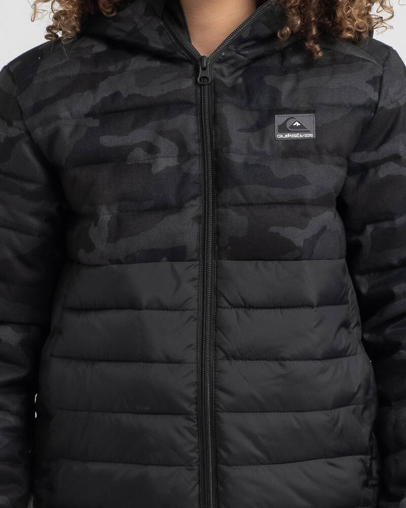 Quiksilver Boys' Scaly Mix Hooded Jacket for Mens