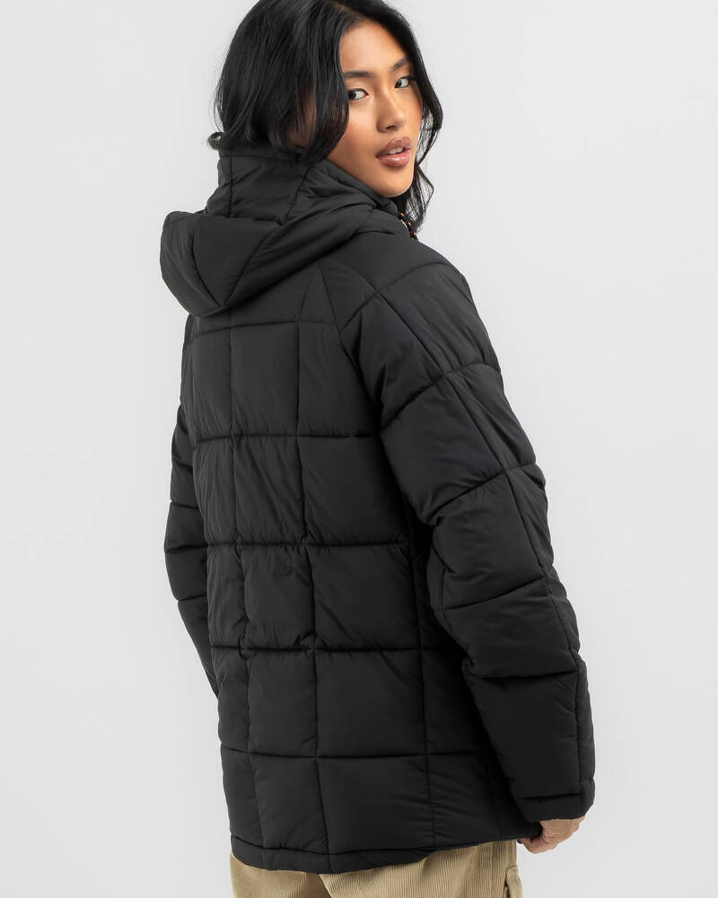 Billabong Adventure Division Venture On Hooded Puffer Jacket for Womens