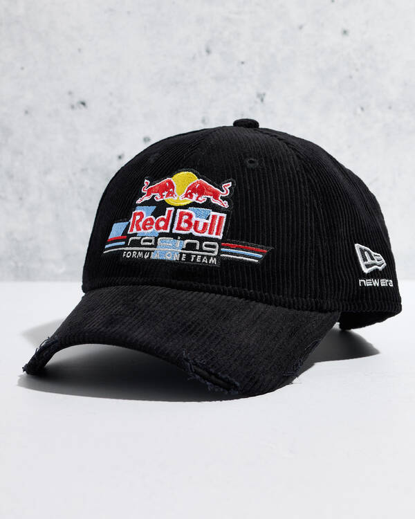 New Era Red Bull Racing Distressed Corduroy 940 Cap for Mens