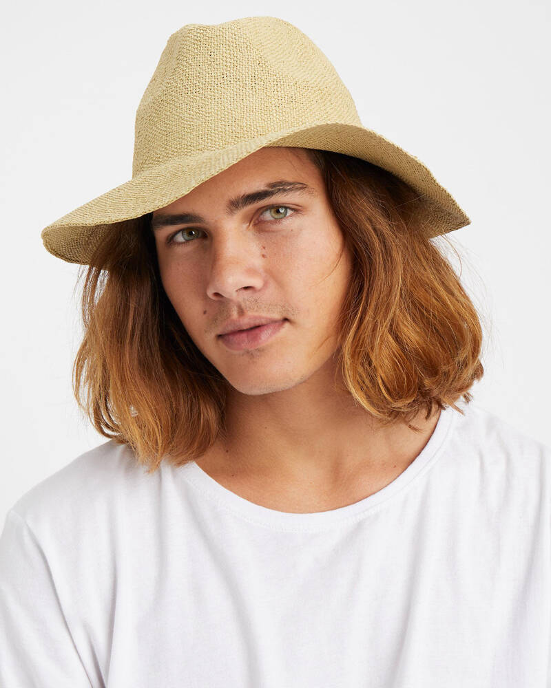Rusty Dean Crushable Straw Hat for Mens