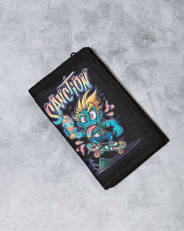 Sanction Shredder Trifold Wallet for Mens