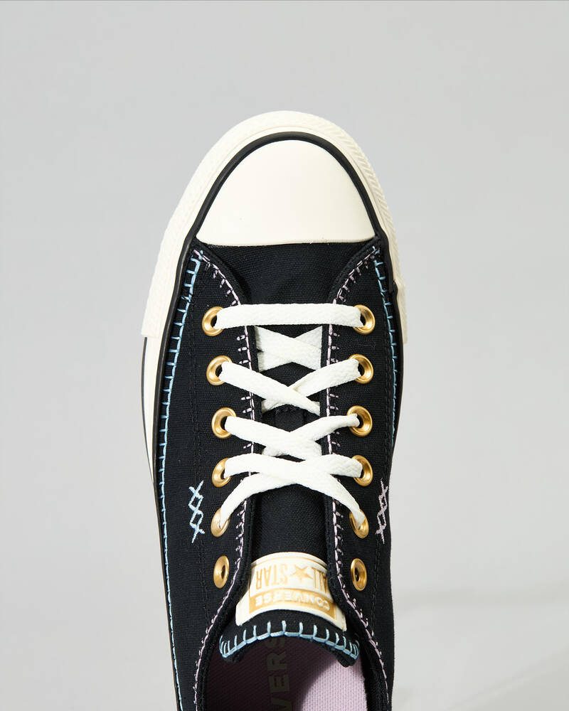 Converse Chuck Taylor All Star Crafted Stitching OX Shoes for Womens