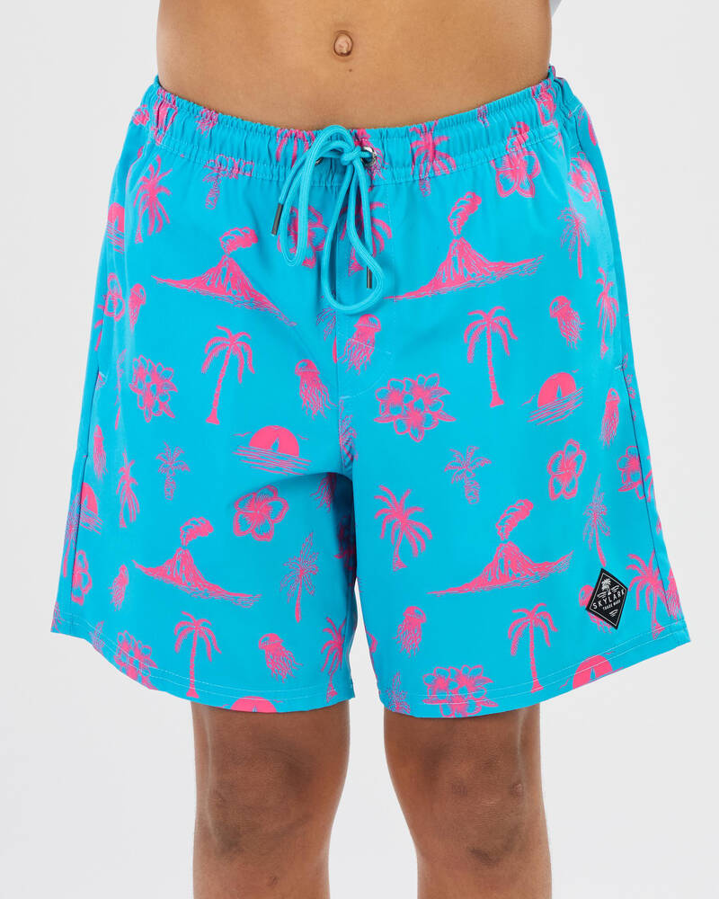Skylark Boys' Lean Back Elastic Waist Shorts for Mens