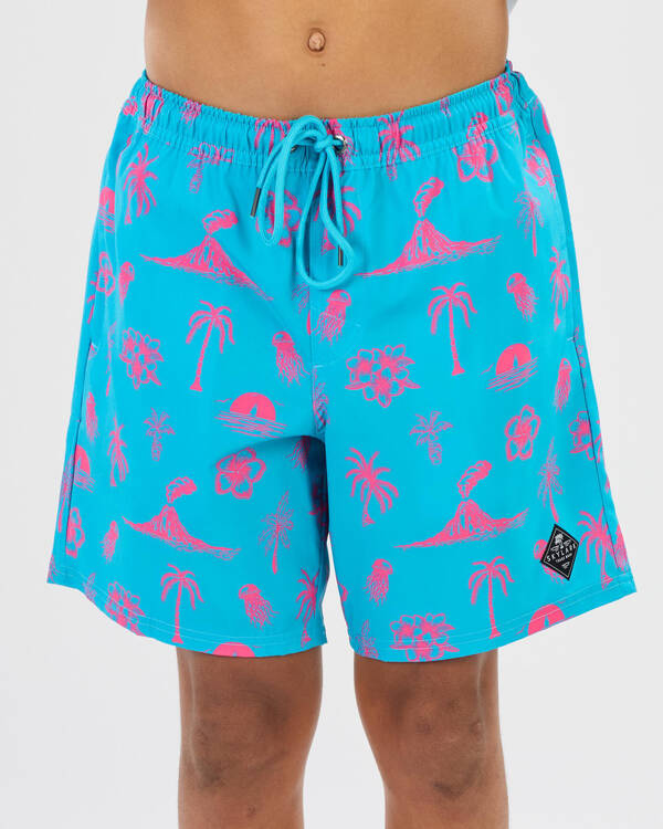 Skylark Boys' Lean Back Elastic Waist Shorts for Mens
