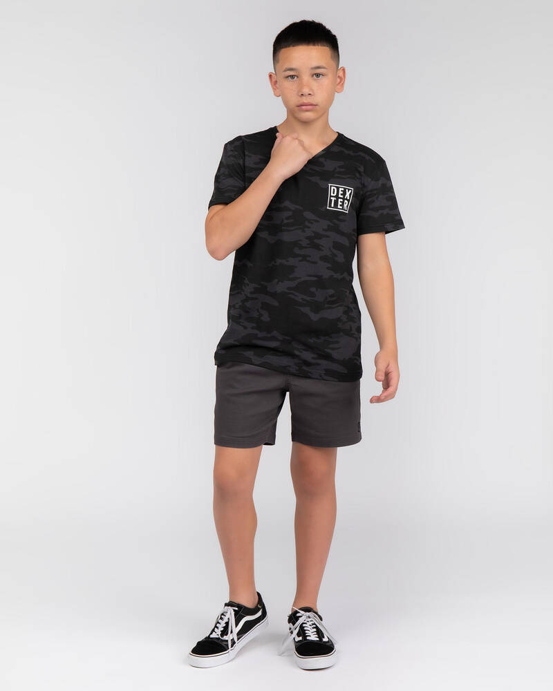Dexter Boys' Camo Puncture T-Shirt for Mens