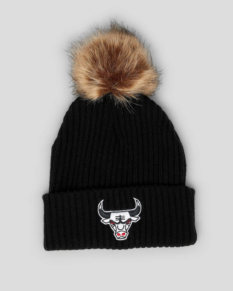 Mitchell & Ness Chicago Bulls Base Plate Beanie for Womens