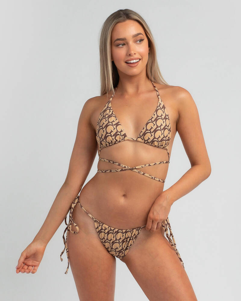 GUESS Basic Brazilian Bikini Bottom for Womens