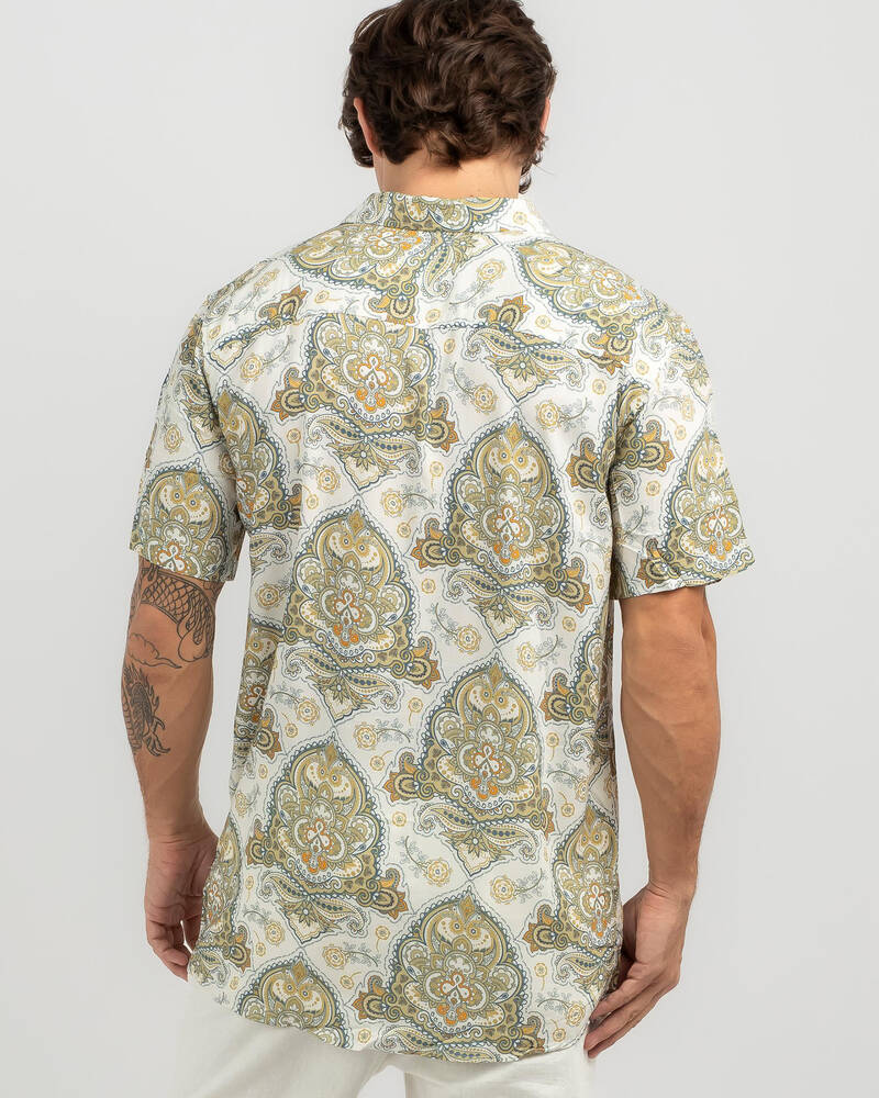 Lucid Ornament Short Sleeve Shirt for Mens