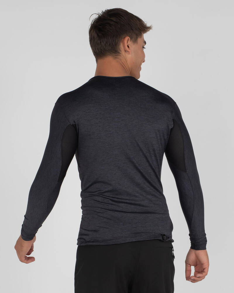 Rip Curl Tech Bomb Long Sleeve Rash Vest for Mens