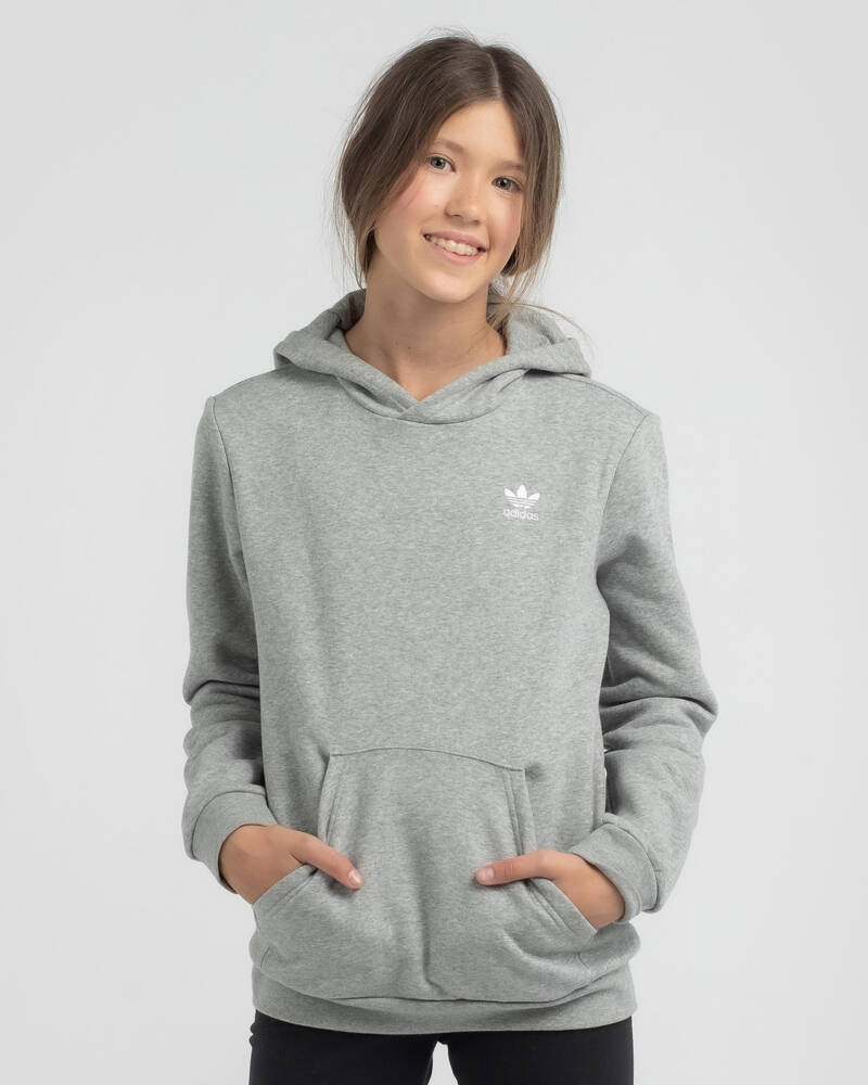 adidas Girls' Small Trefoil Hoodie for Womens