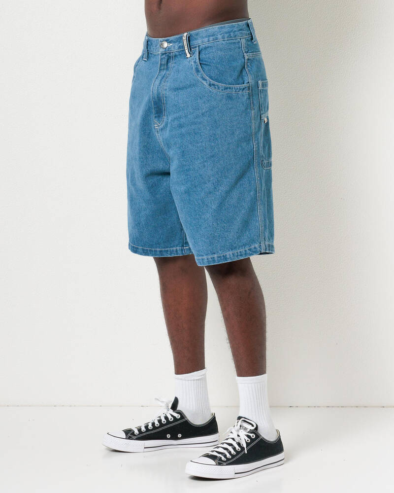Rusty Flip Daddy Tapeless Denim Shorts for Mens