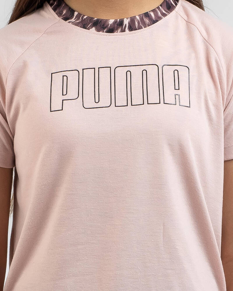 Puma Girls' Safari Glam T-Shirt for Womens