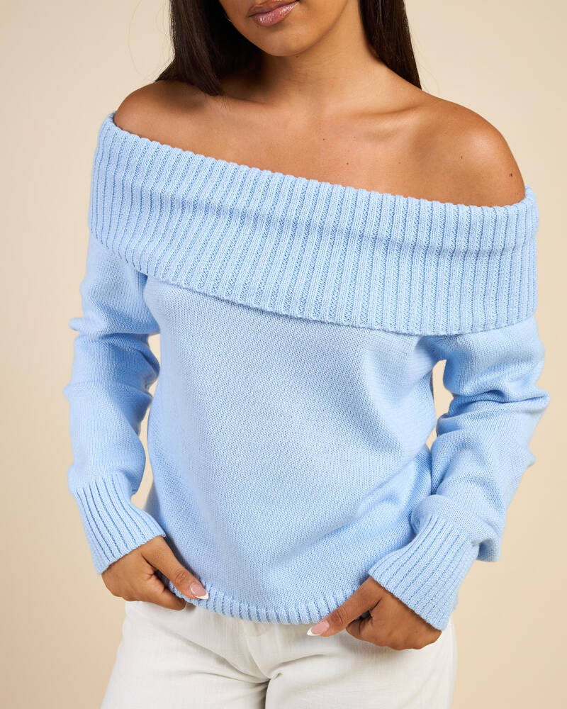 Ava And Ever Veriti Off Shoulder Knit Jumper for Womens