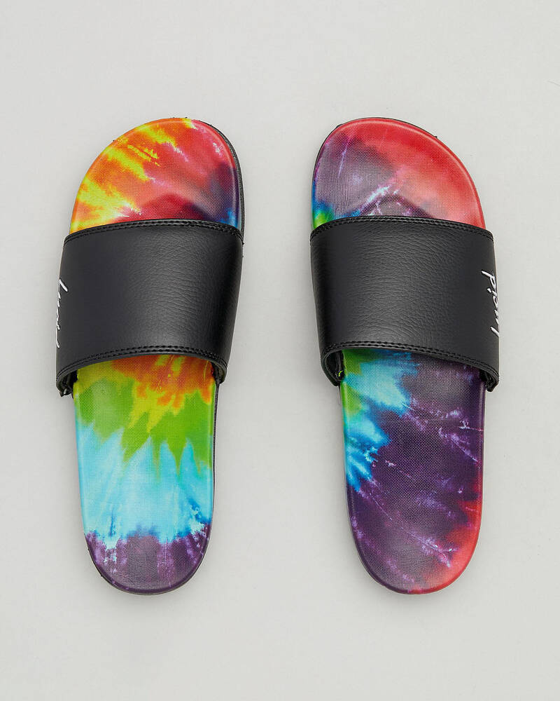 Lucid Tie Dye Slides for Mens