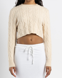 Ava And Ever Bookworm Cable Knit Jumper for Womens image number null