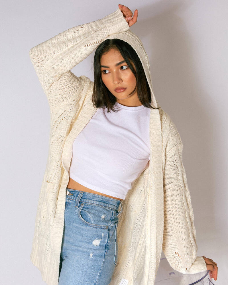 Mooloola Bondi Knit Hoodie for Womens