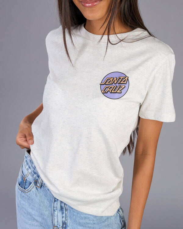 Santa Cruz Girls' Other Dot Reversible Chest T-Shirt for Womens