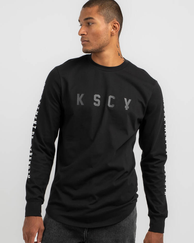 Kiss Chacey Eader Dual Curved Long Sleeve T-Shirt for Mens
