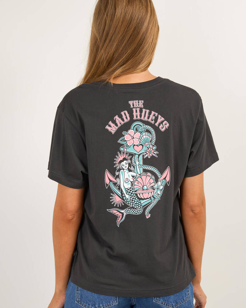 The Mad Hueys Mermaid Anchor T-Shirt for Womens