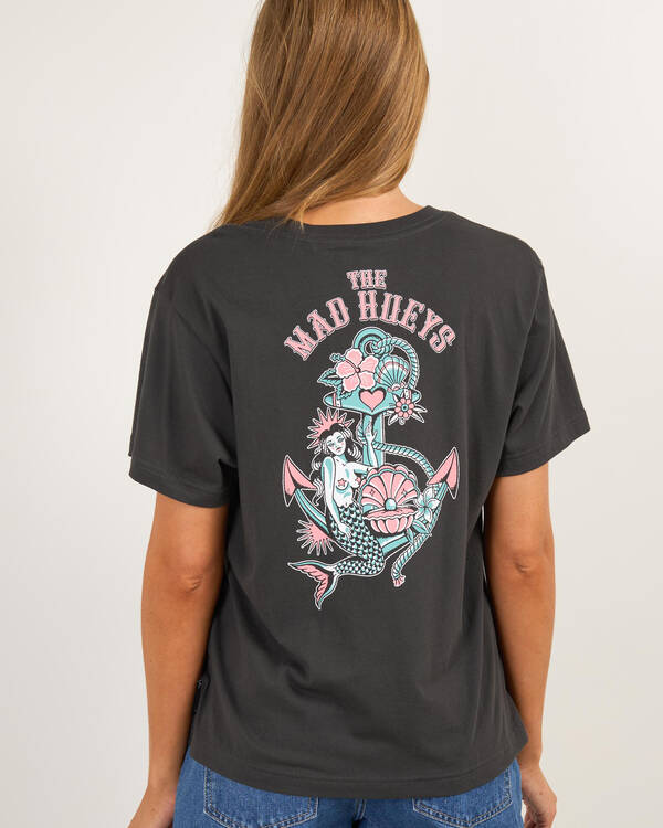 The Mad Hueys Mermaid Anchor T-Shirt for Womens