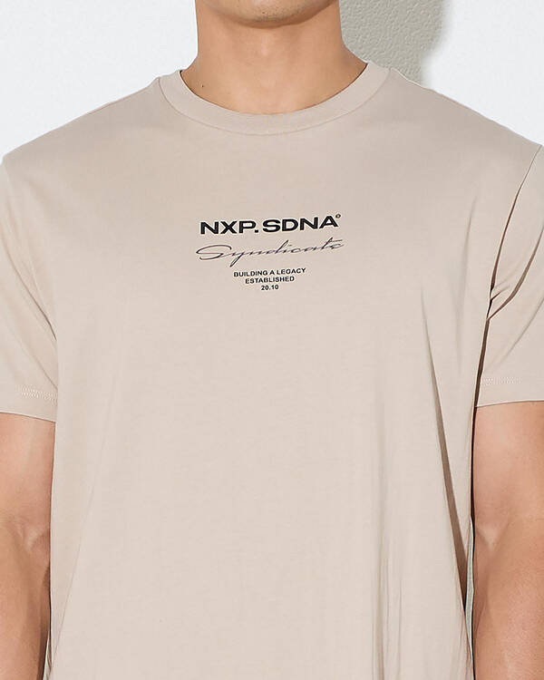 Nena & Pasadena Origin Dual Curved T-Shirt for Mens