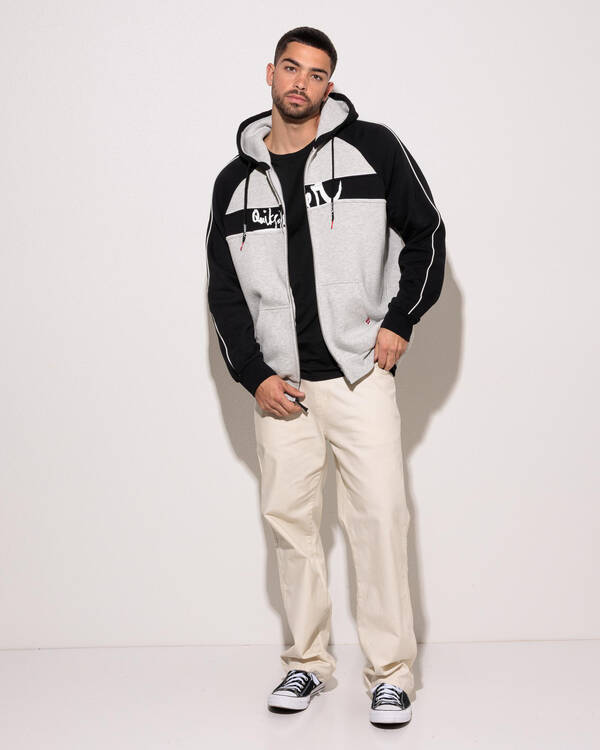Quiksilver YG Operator Zip Through Hoodie for Mens
