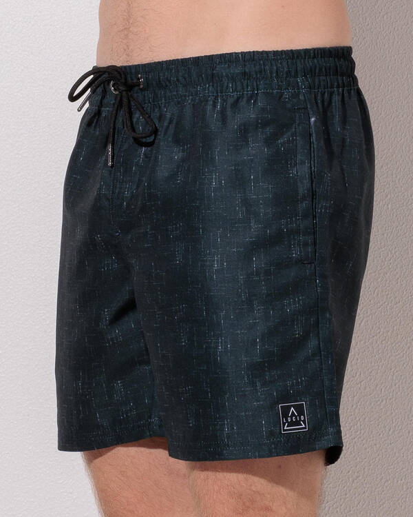Lucid Encrypted Elastic Waist Shorts for Mens