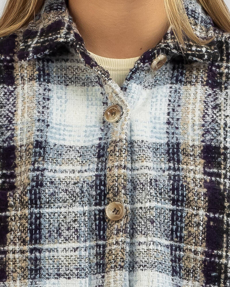 Rhythm Sonnie Check Shacket for Womens