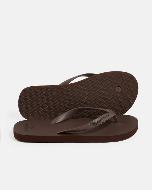 Rip Curl Brand Logo Bloom Thongs for Mens
