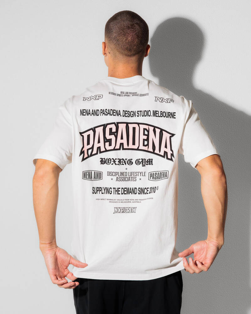 Nena & Pasadena Albus Box Fit T-Shirt for Mens