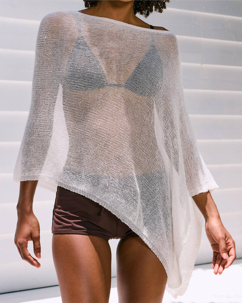 Kaiami Bree Poncho Cover Up for Womens