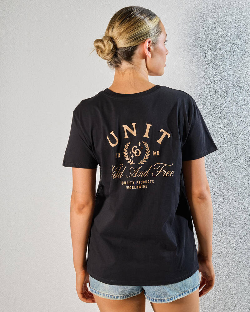 Unit Placid Regular Fit Ladies T-Shirt for Womens