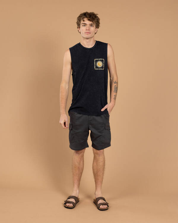 Jacks Edition Elastic Waist Shorts for Mens