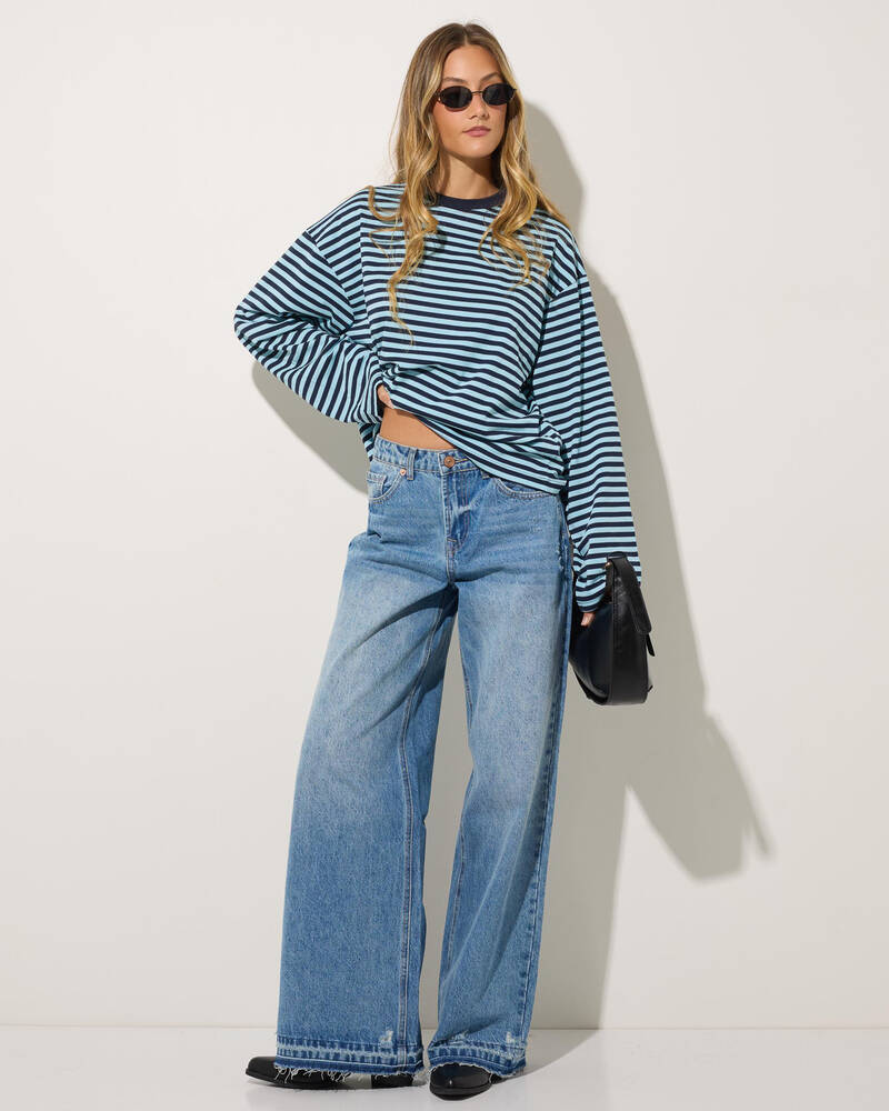 DESU Faith Straight Leg Jeans for Womens