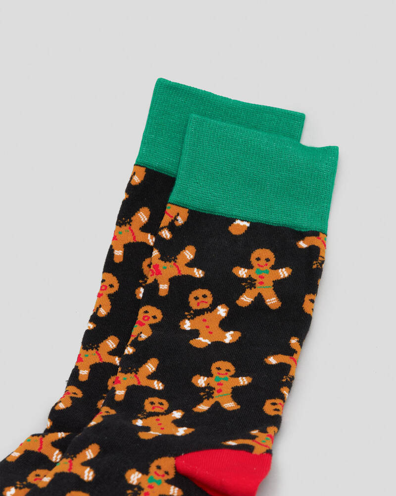 FOOT-IES Gingerbread Socks for Mens