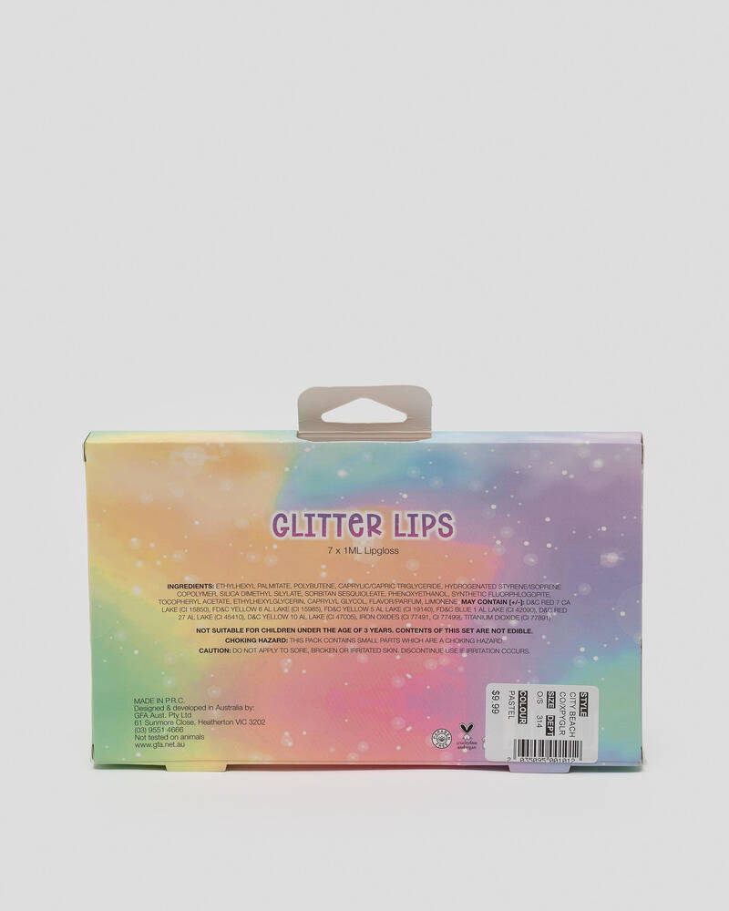 Mooloola Roller Derby Glitter Lips Pack for Womens