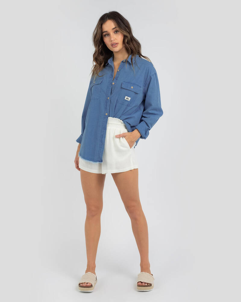 Quiksilver X-Boyfriends Long Sleeve Shirt for Womens