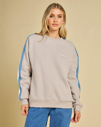 Rusty Racing Stripes 2.0 Crewneck Sweatshirt for Womens image number null