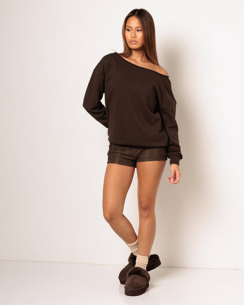 Malibu Life Eden Off Shoulder Long Sleeve for Womens