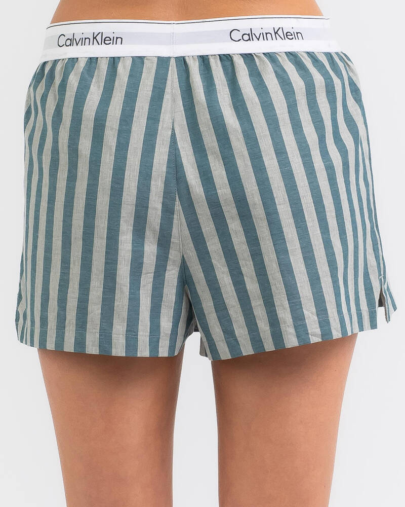 Calvin Klein Cotton Sleep Shorts for Womens