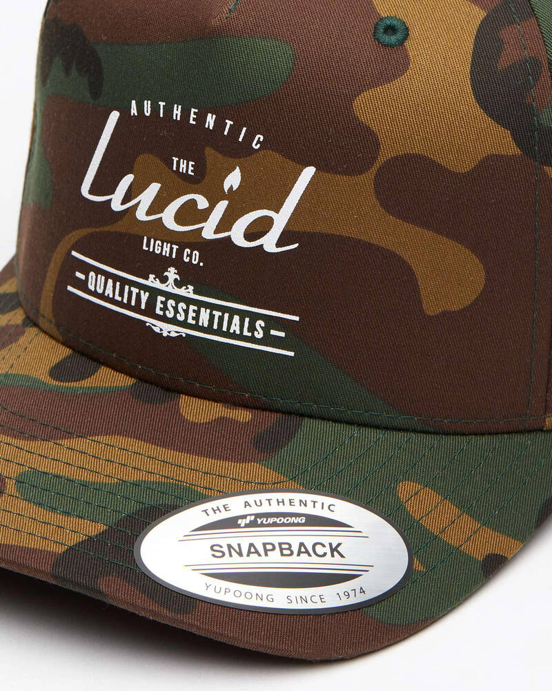 Lucid Wedge Snapback Cap for Mens