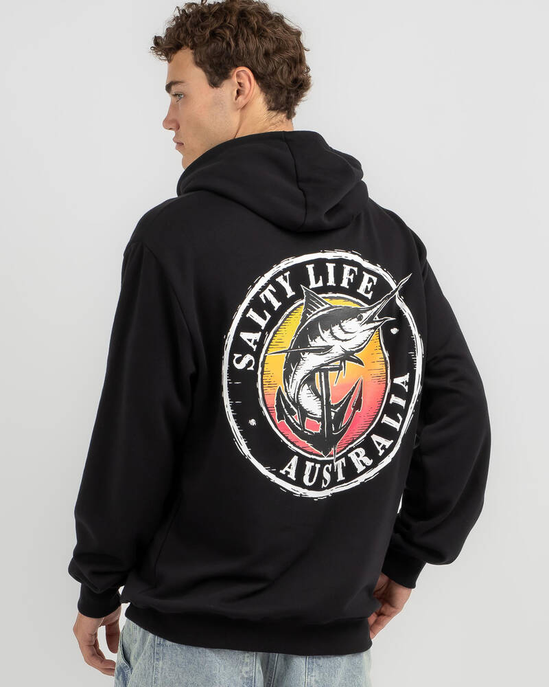 Salty Life Reflections Hoodie for Mens