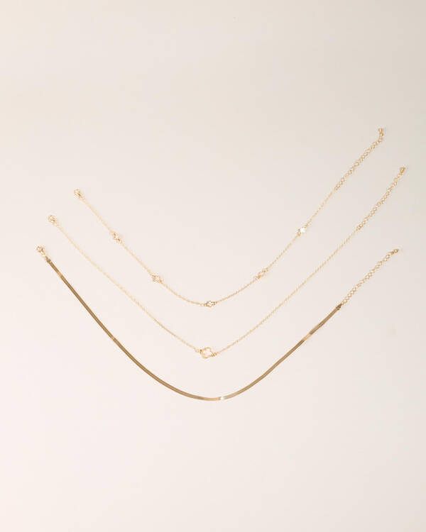 Karyn In LA Baby Clover Necklace Pack for Womens