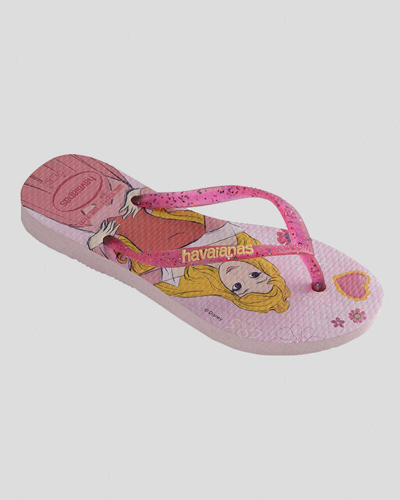Havaianas Kids' Slim Princess Sleeping Beauty Thongs for Womens
