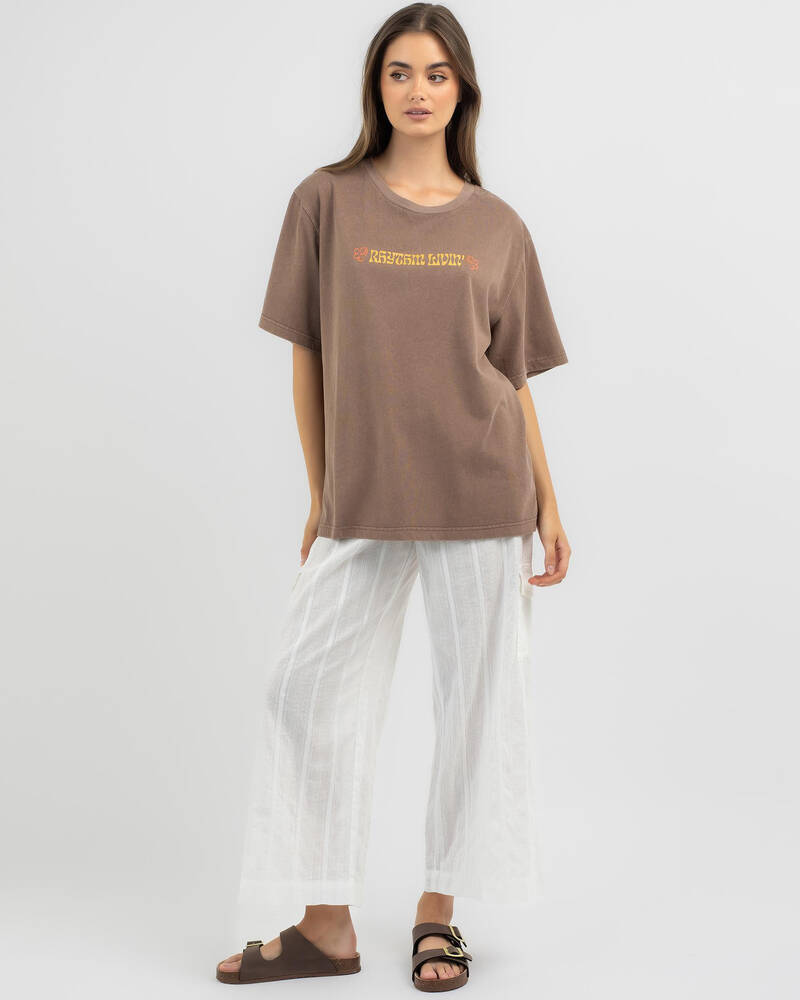 Rhythm Islander Oversized T-Shirt for Womens