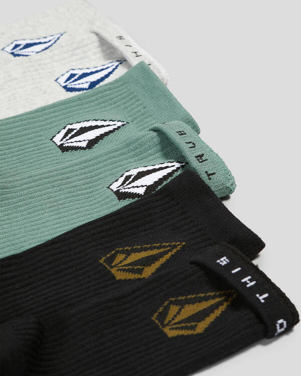 Volcom Full Stone Socks 3 Pack for Mens